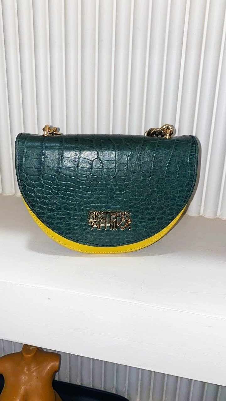 Bana mini bag  vert jaune